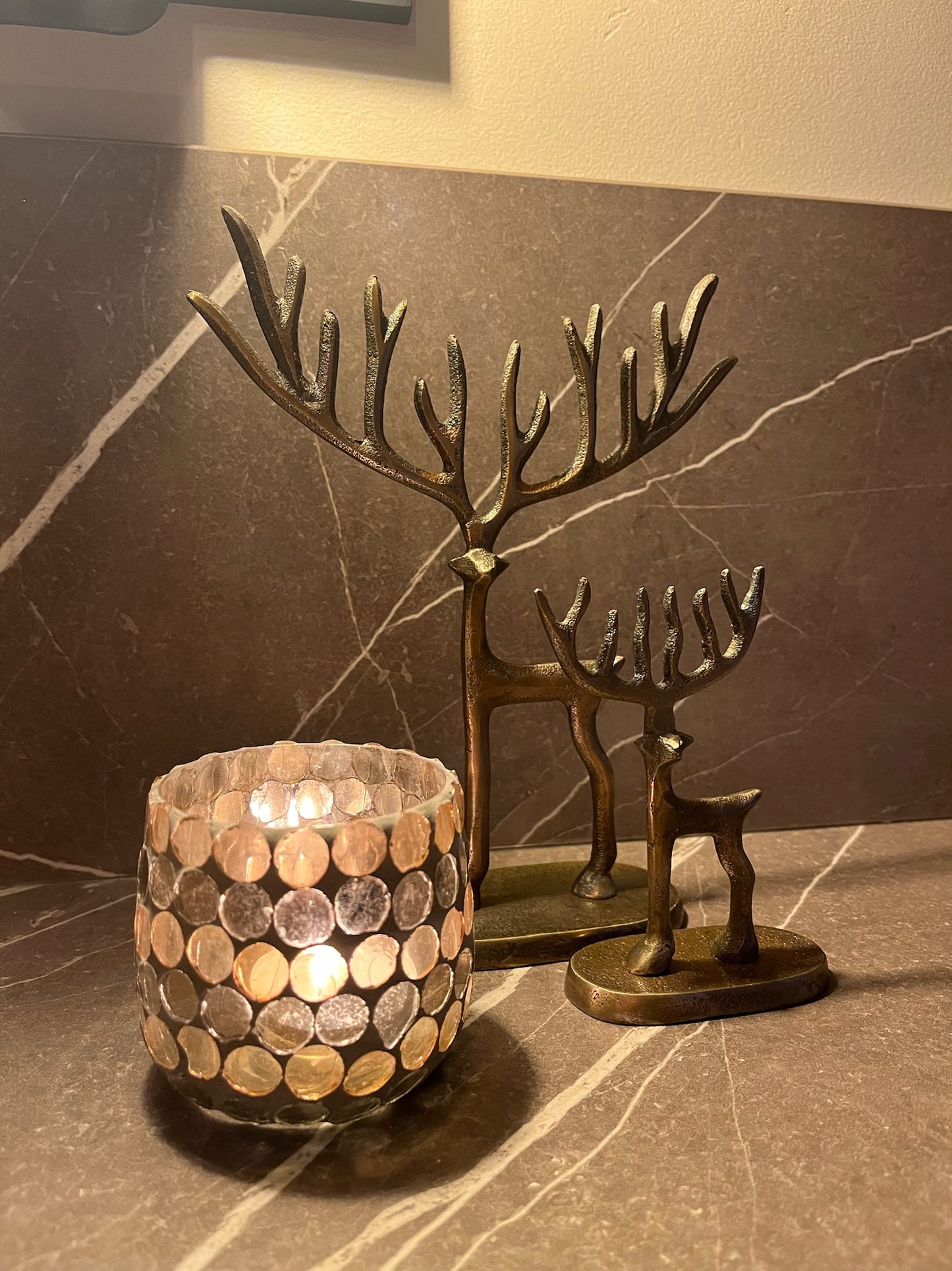 Theelichthouder mosaik