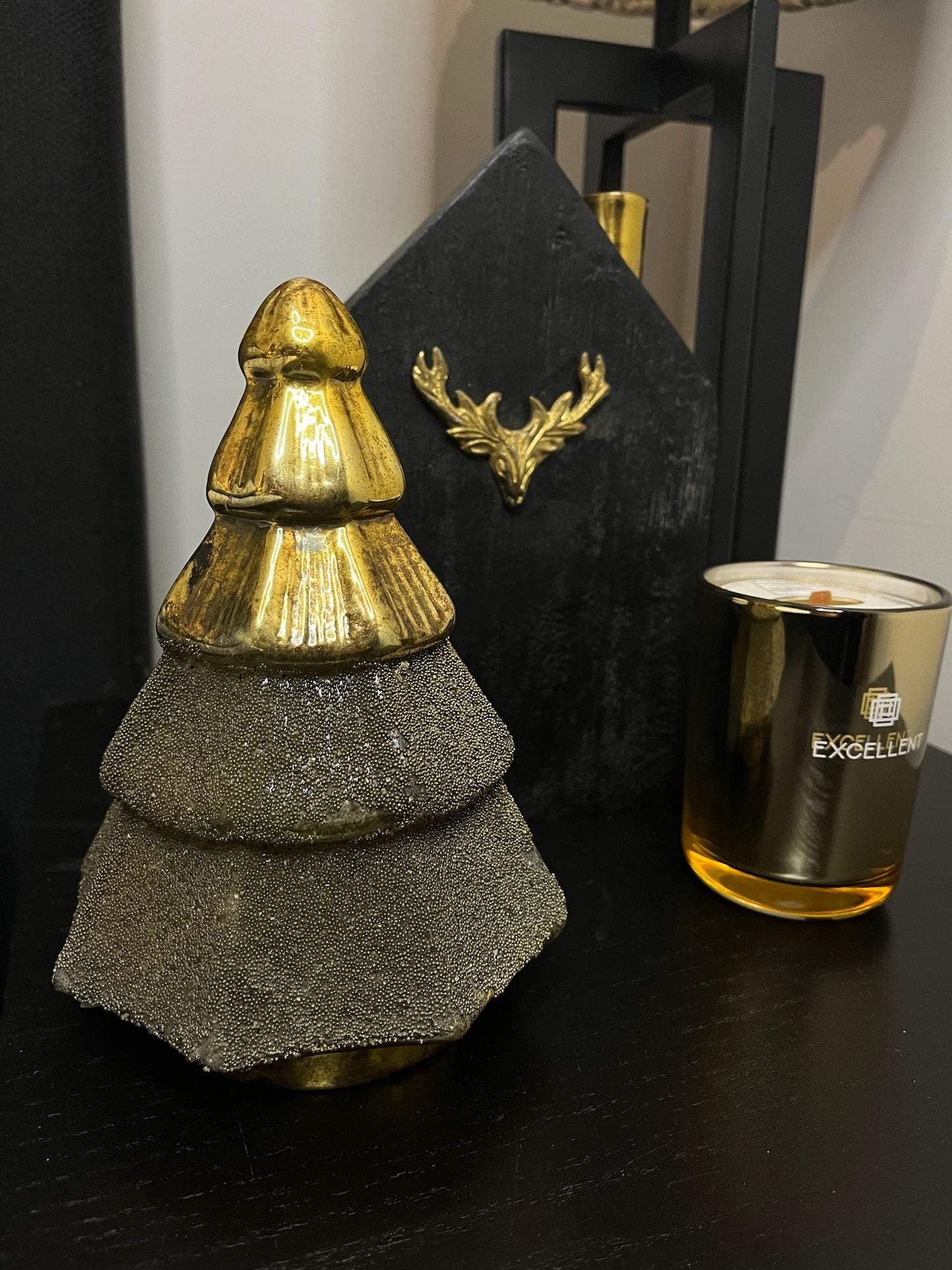 Christmas tree antique gold