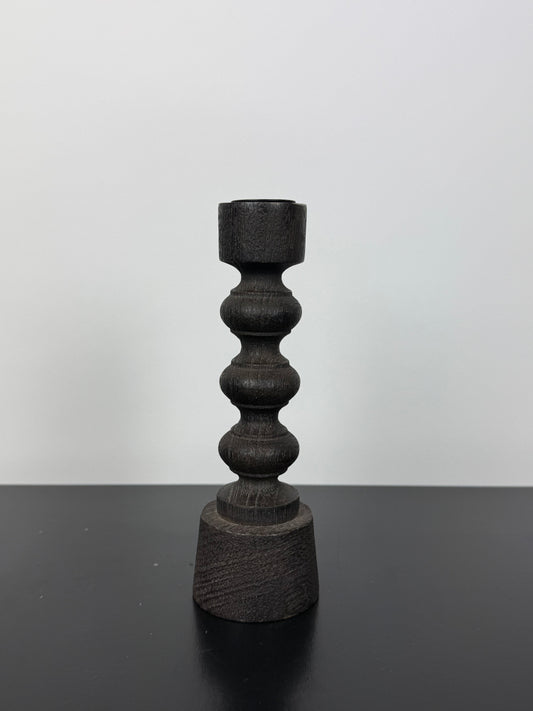 Houten kandelaar S