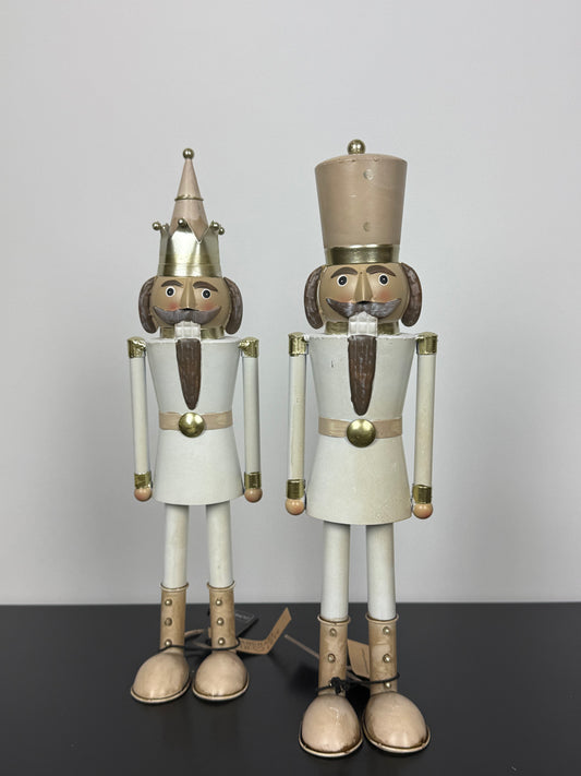 Notenkraker set beige