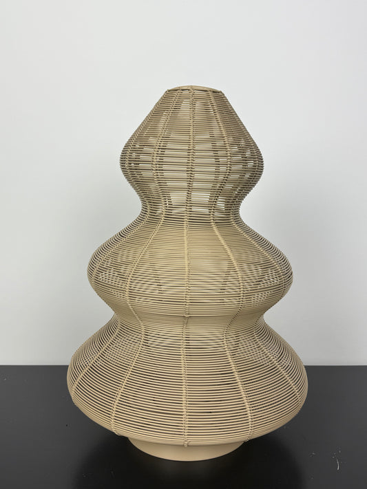 Metalen kerstboom beige