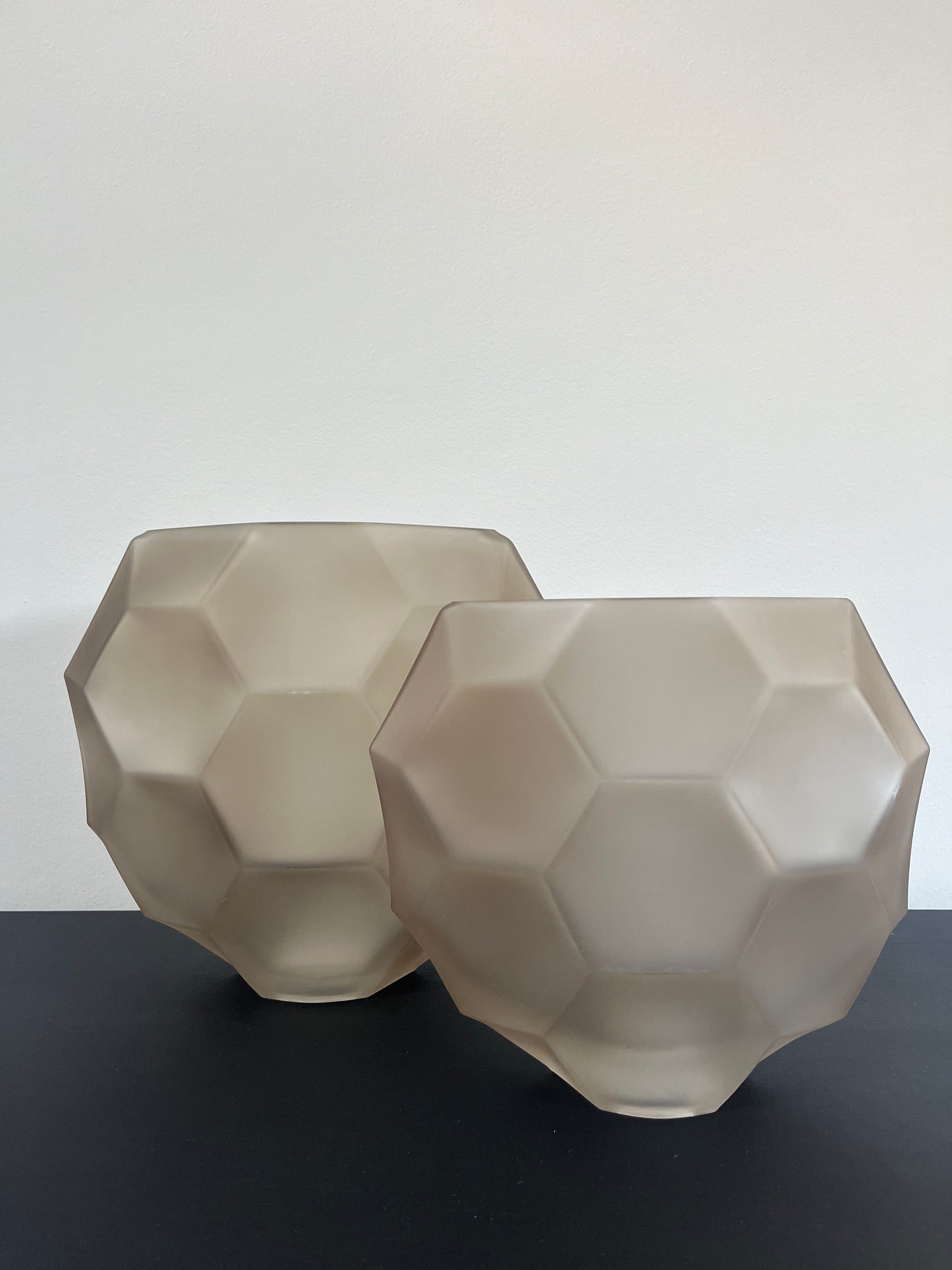 Disc vaas beige S