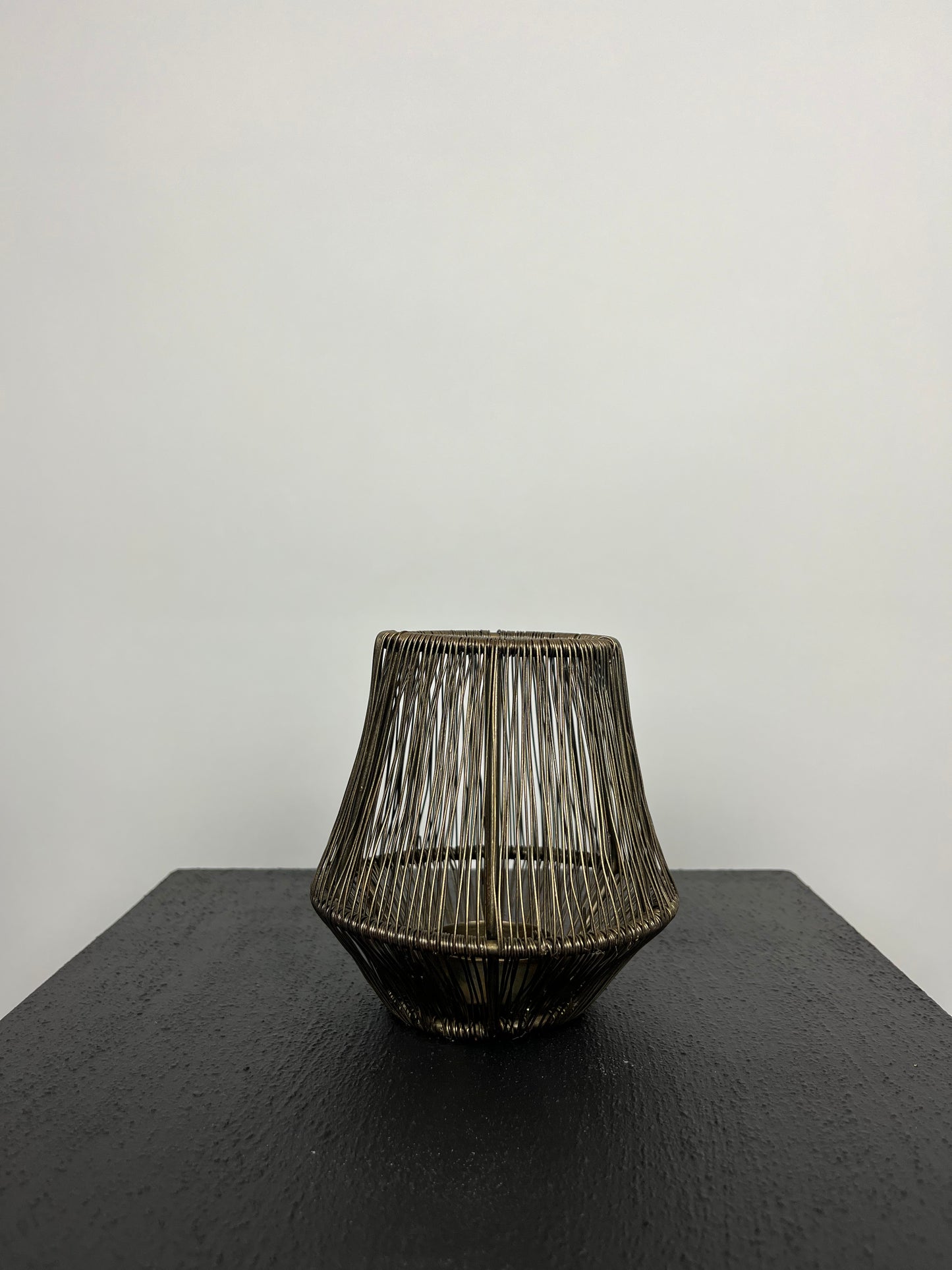 Theelicht goud zwart light&Living S