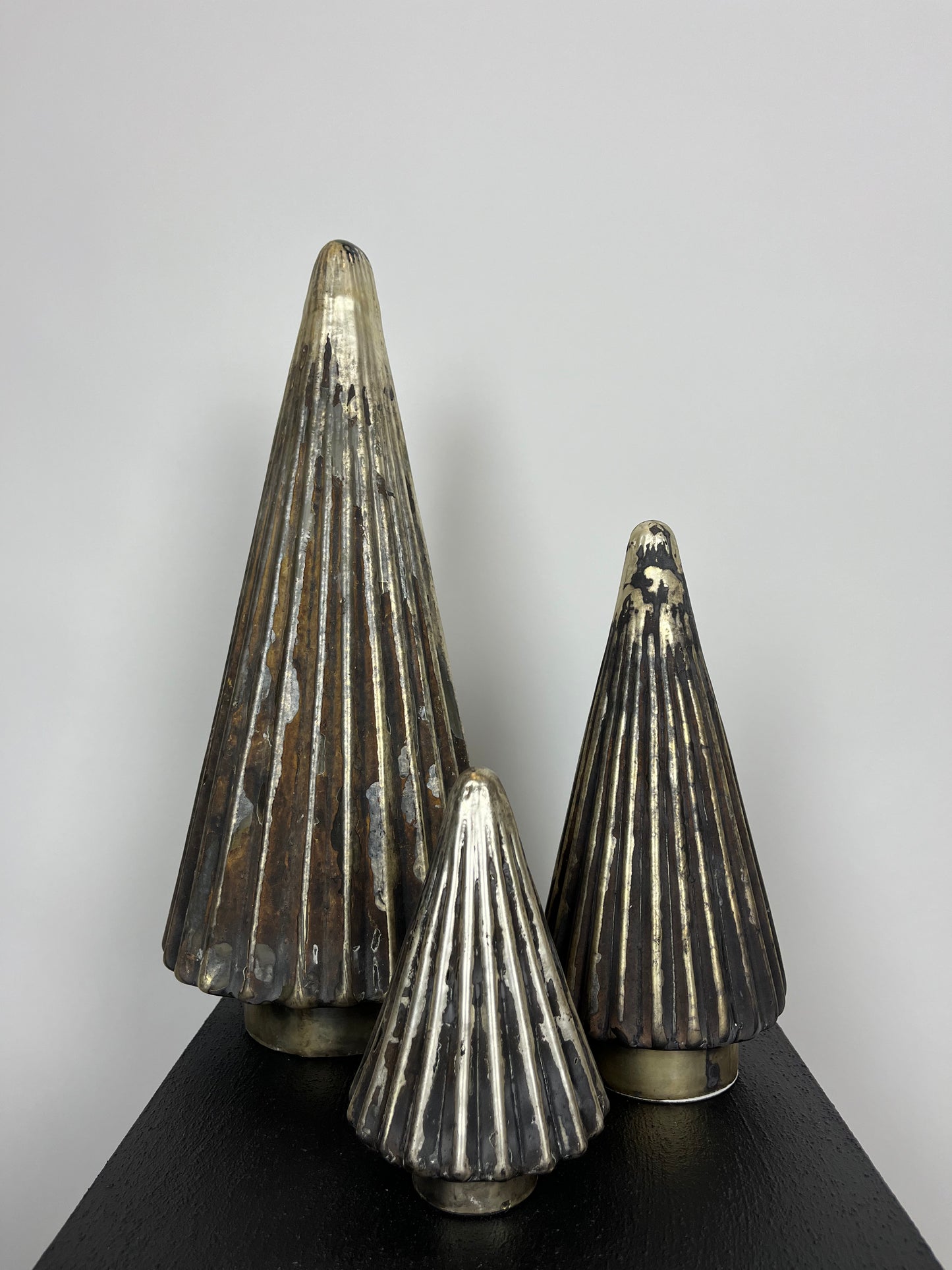 Kerstboom antiek grijs L