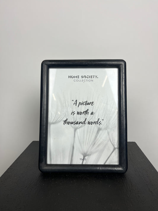 Fotolijst zwart hout M