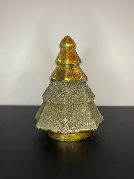 Christmas tree antique gold