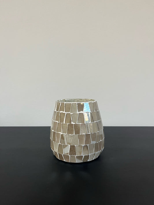 Theelichthouder mosaik S