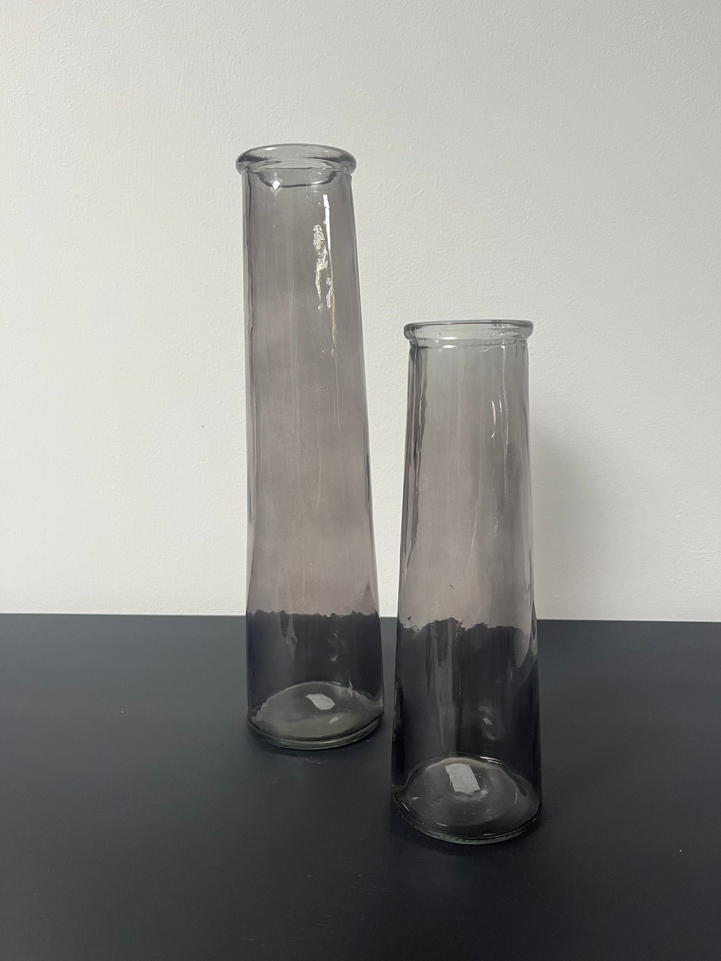 Vase black narrow M