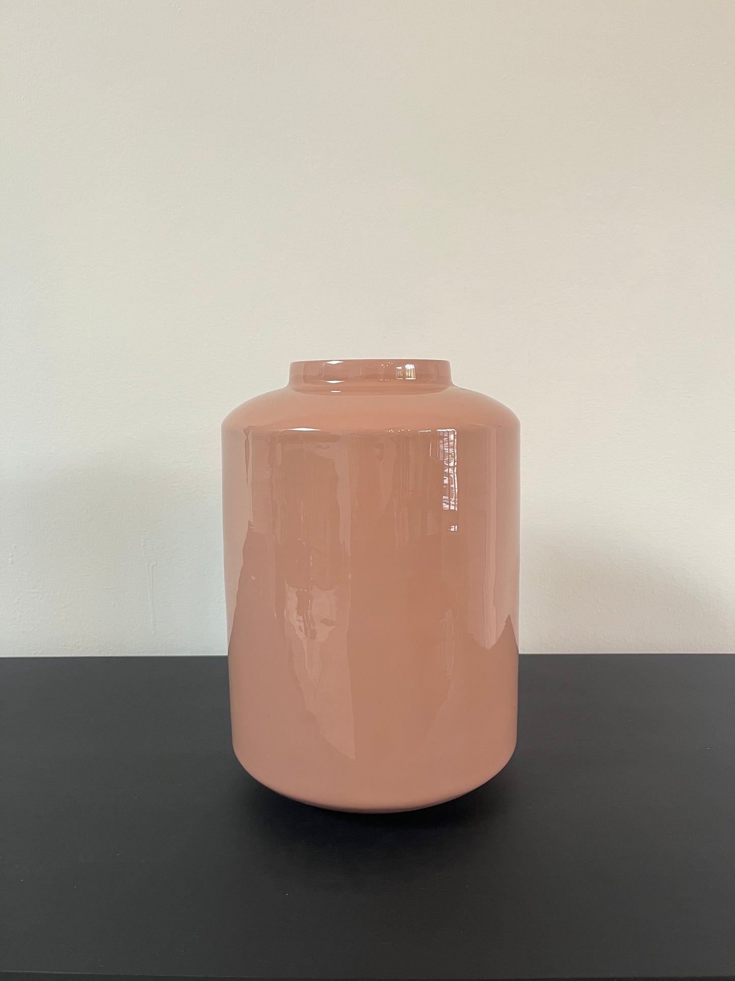Roze blinkende vaas