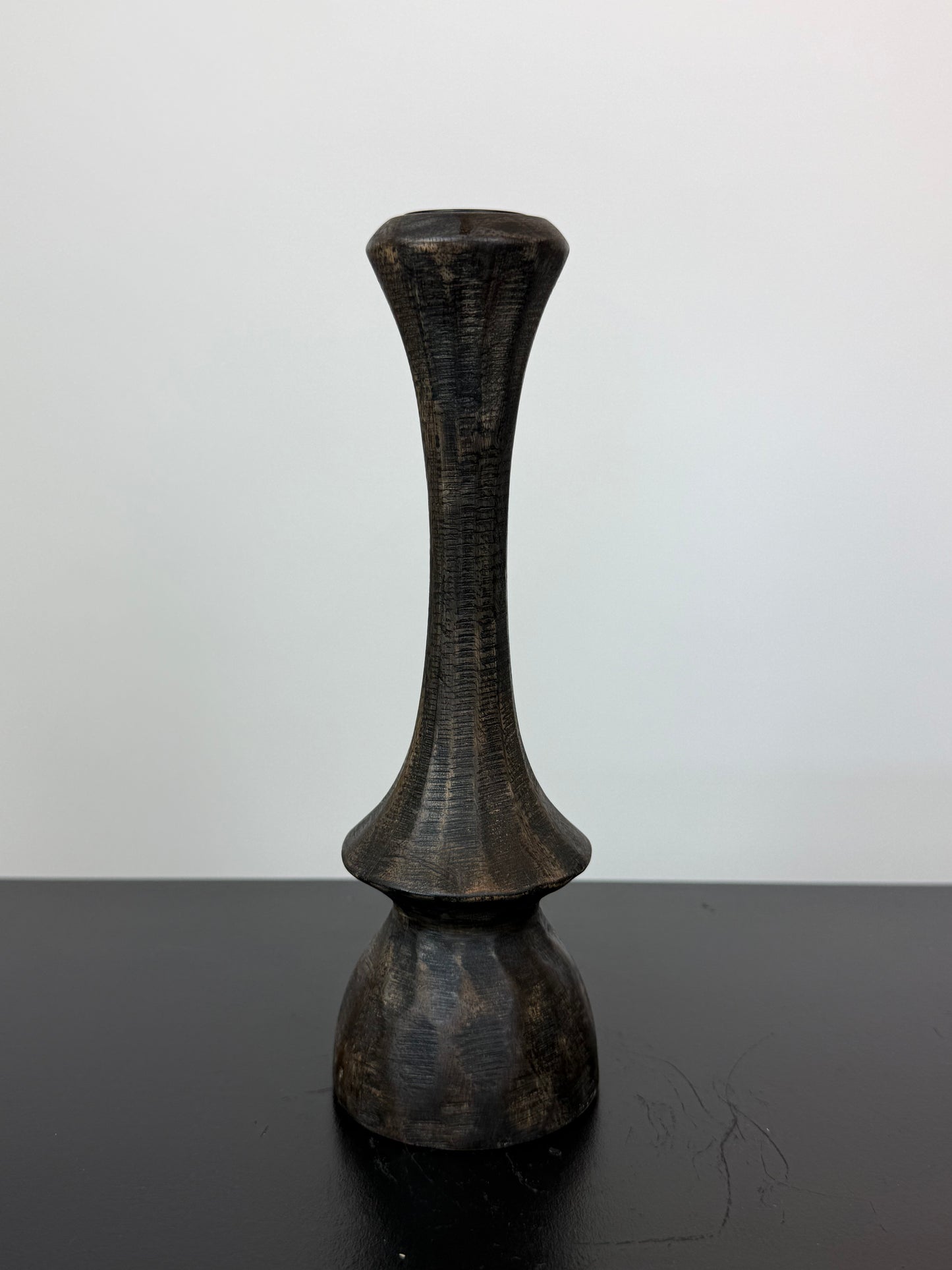 Houten kandelaar M