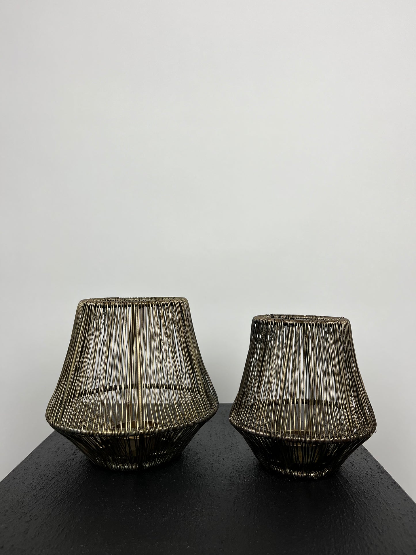 Theelicht goud zwart light&Living S